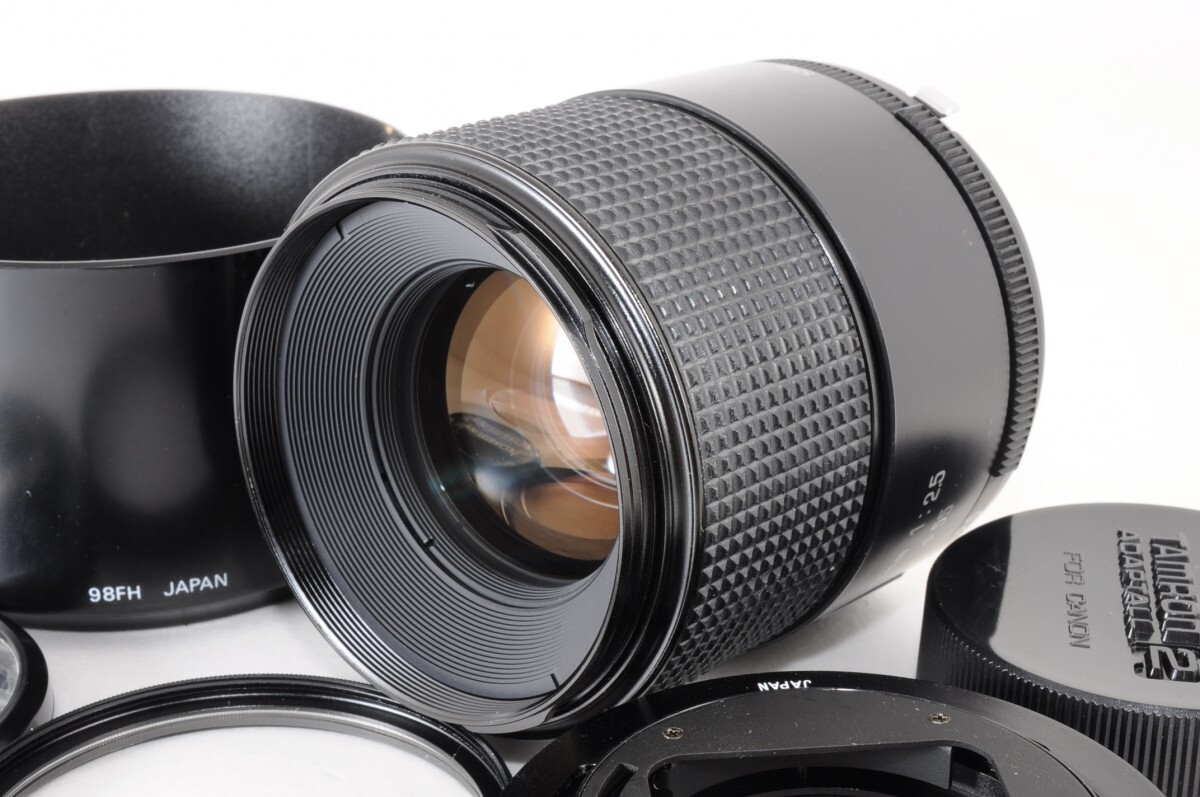 動作品 TAMRON タムロン TAMRON SP 90mm F2.5 タムキュー 52BB ADAPTALL2 アダプトール2 C/FD CANON キャノン FDマウント MF RR-689T/714