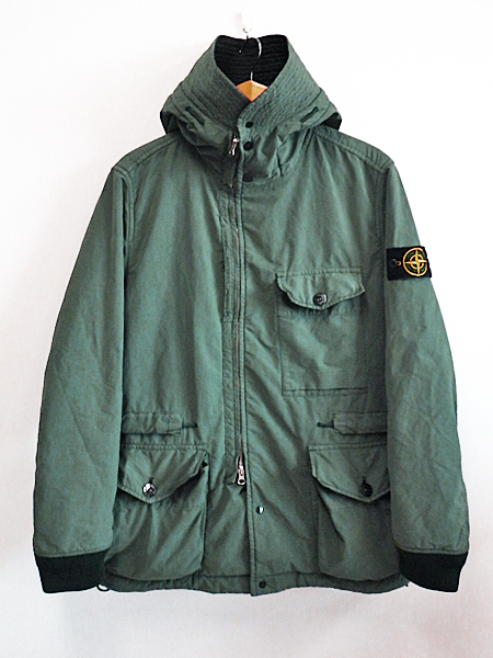 STONE ISLAND ストーンアイランド 751541131 カーゴポケットフーデットジャケット サイズM グリーン系 メンズ アウター