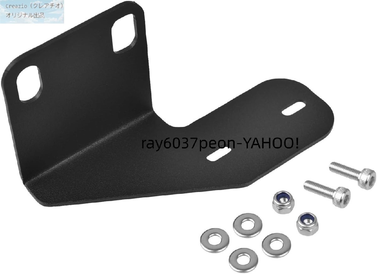 ドライブレコーダー前方カメラ用 マウントステー バッジ同時取付可 Z900RS（2018-2025）専用 高耐久ステンレス製 簡単取付 ブラック