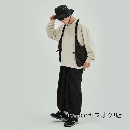 新品メンズベストカメラマンベストフィッシングベストアウトドアベスト男女兼用多機能お釣りベスト登山服撮影用 ブラック