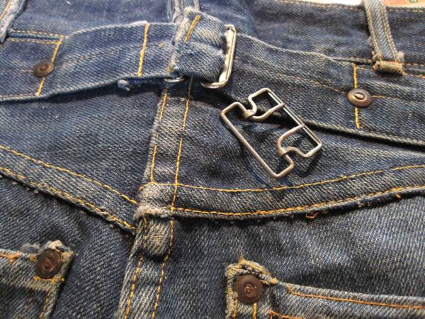 2本針シンチバック針刺しバックルバック 501XX修理等に!28 