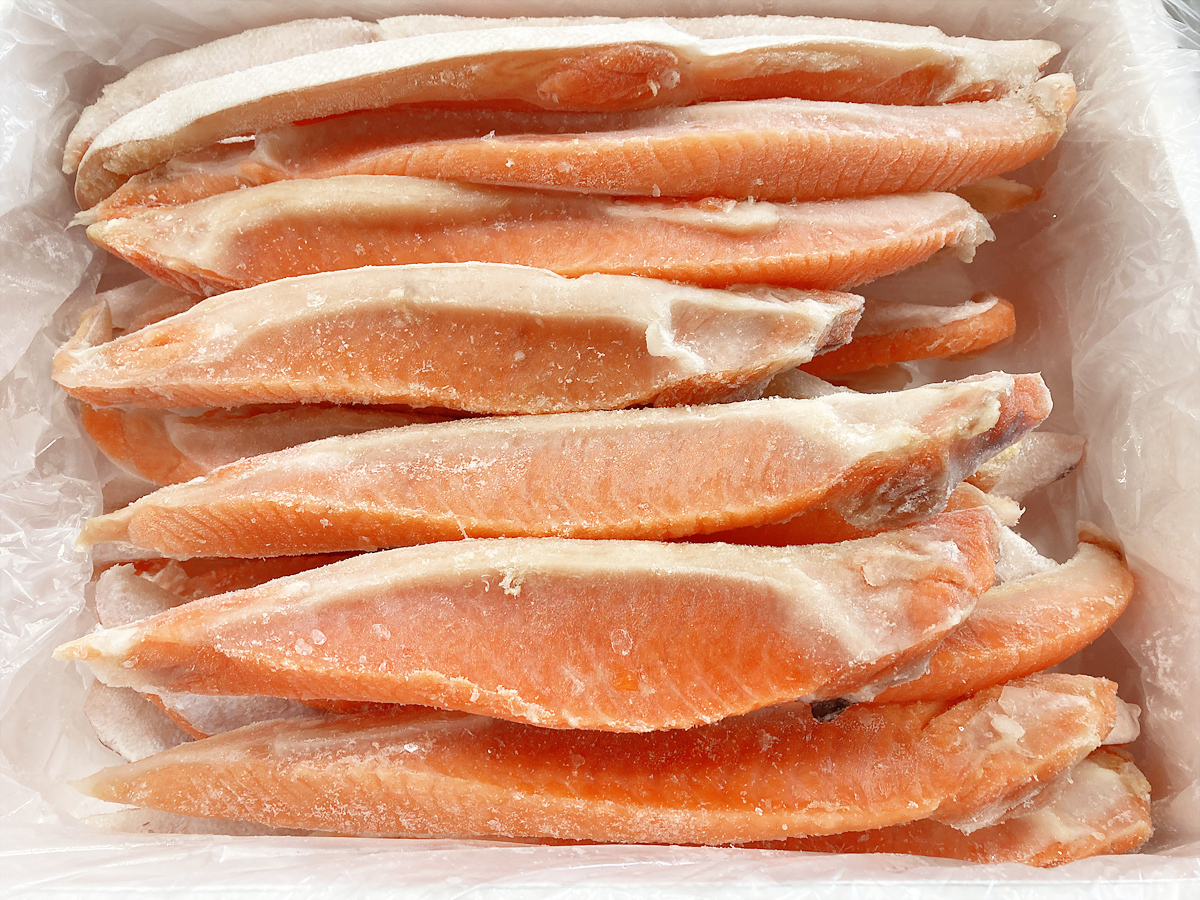 銀鮭ハラス 5kg 塩ハラス 汐ハラス ギンザケハラス ギンサケハラス 銀鮭 ギンザケ はらす ハラス さけ サケ 鮭 【水産フーズ】