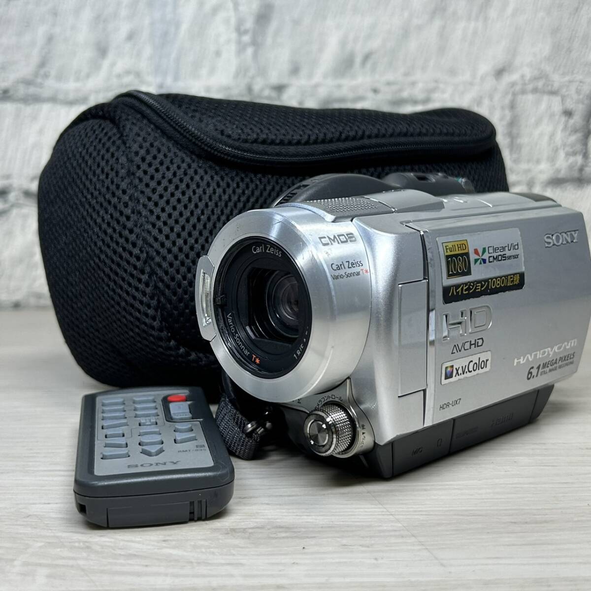【YH-4420】中古品 バッテリー無し SONY HANDYCAM HDR-UX7 DIGITAL HD VIDEO CAMERA RECORDER ビデオカメラ カメラ ハンディ 