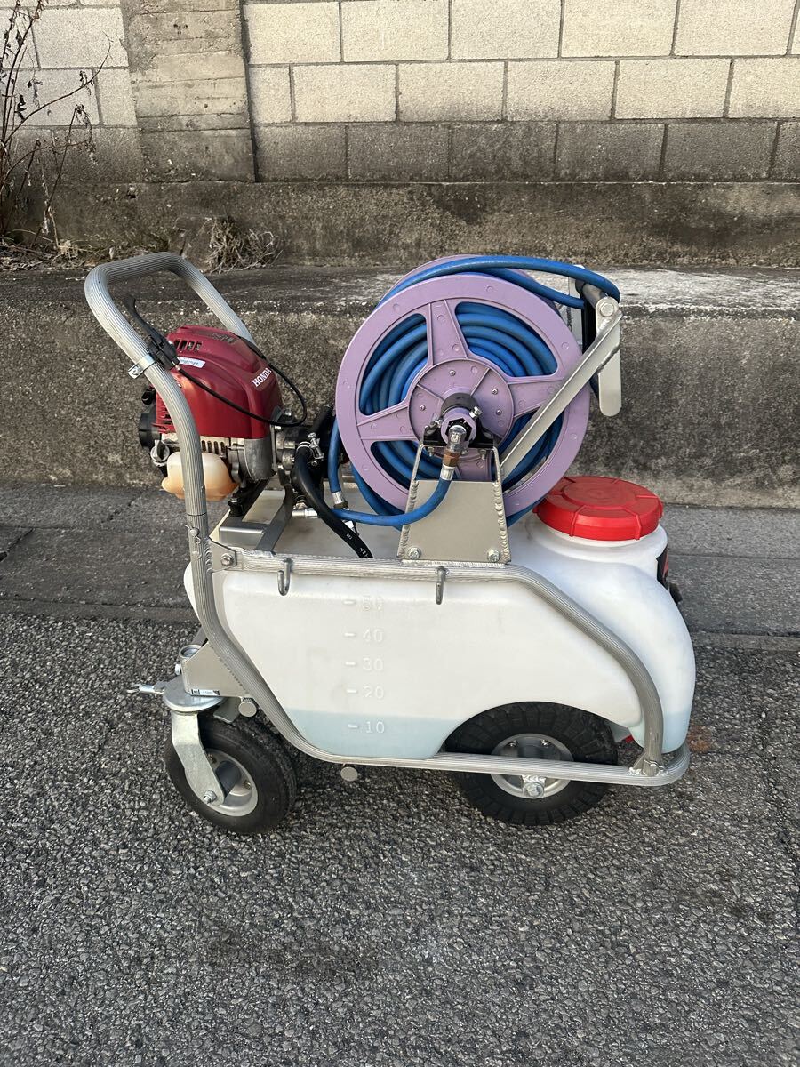 （エンジン始動）アグリドリーム タンクキャリー パワースプレー AD51H 噴霧器 消毒剤 ホンダ gx25 （ポンプが水を吸い上げない）発送可能