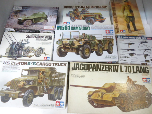 1/35 アメリカ 6×6 カーゴトラック ★ ドイツ IV号駆逐戦車 ラング ★ M561 ガマゴート ★ ロシア　BA-64B 装甲車 他 ジャンク セット