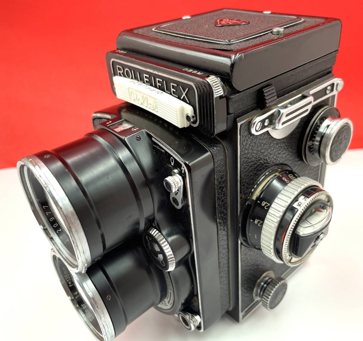 希少 ROLLEIFLEX　TELE ROLLEI Sonner 135mm　1:4 露出計カバー 付　ローライ rollei flex rolleiflex 80 2.8 2.8F とは違った希少品 ...