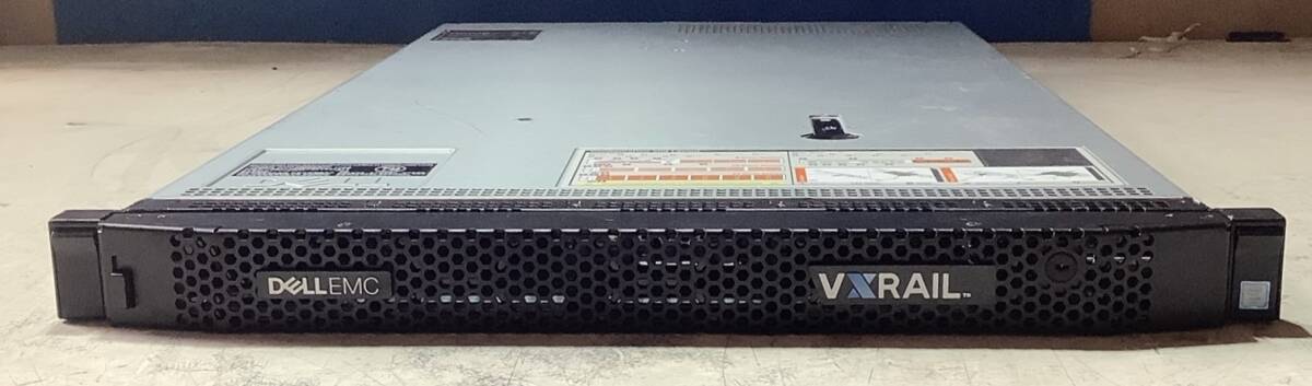 K71211312 Dell EMC VxRail E460 1点 (フロントパネル付け、ヒートシンクｘ2基、1100W電源ユニットｘ2基搭載)【通電OK、複数出品】080801