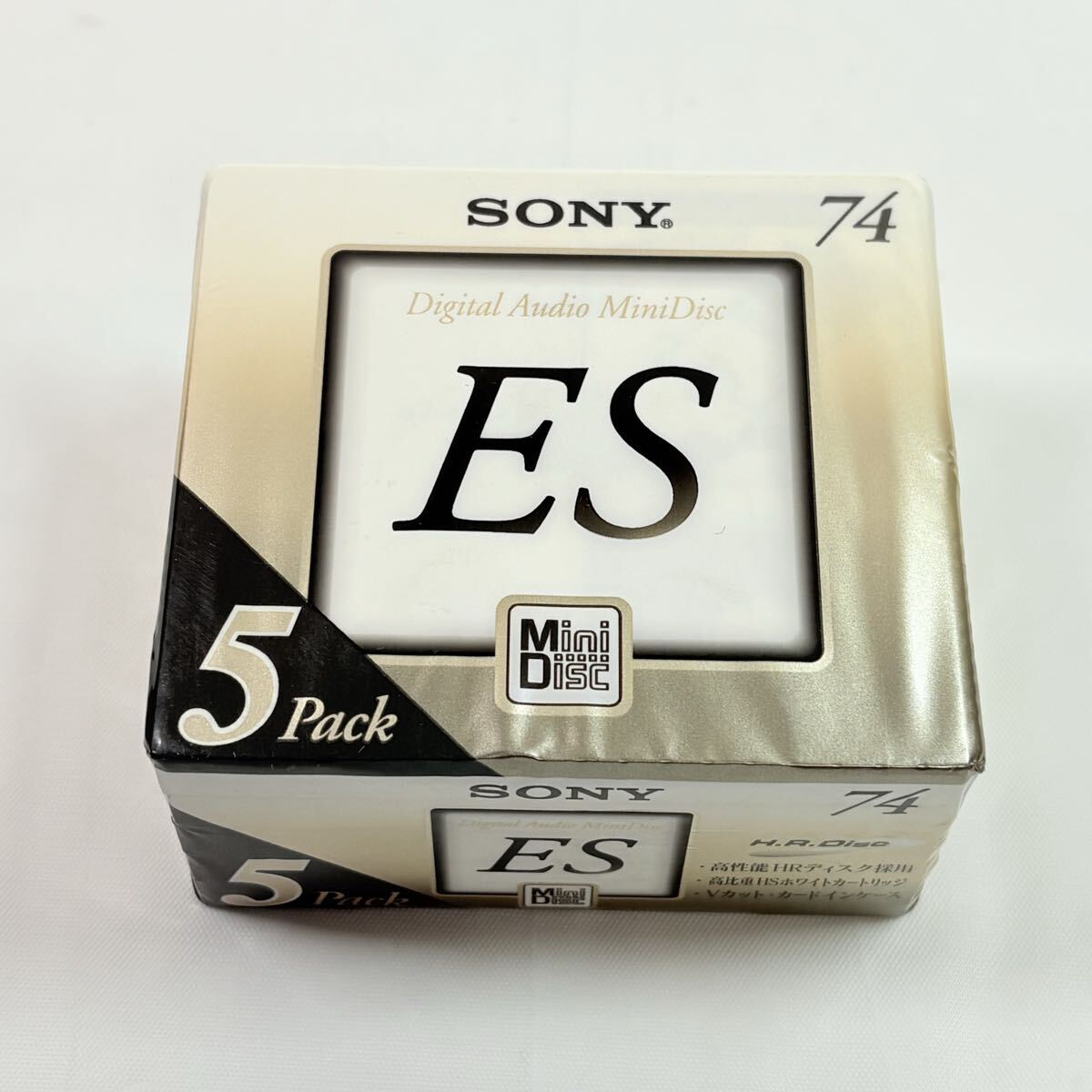 未開封品　SONY 5MDW74M ES 5枚組　Mini Disc ソニー　記録媒体　レア　希少　レトロ