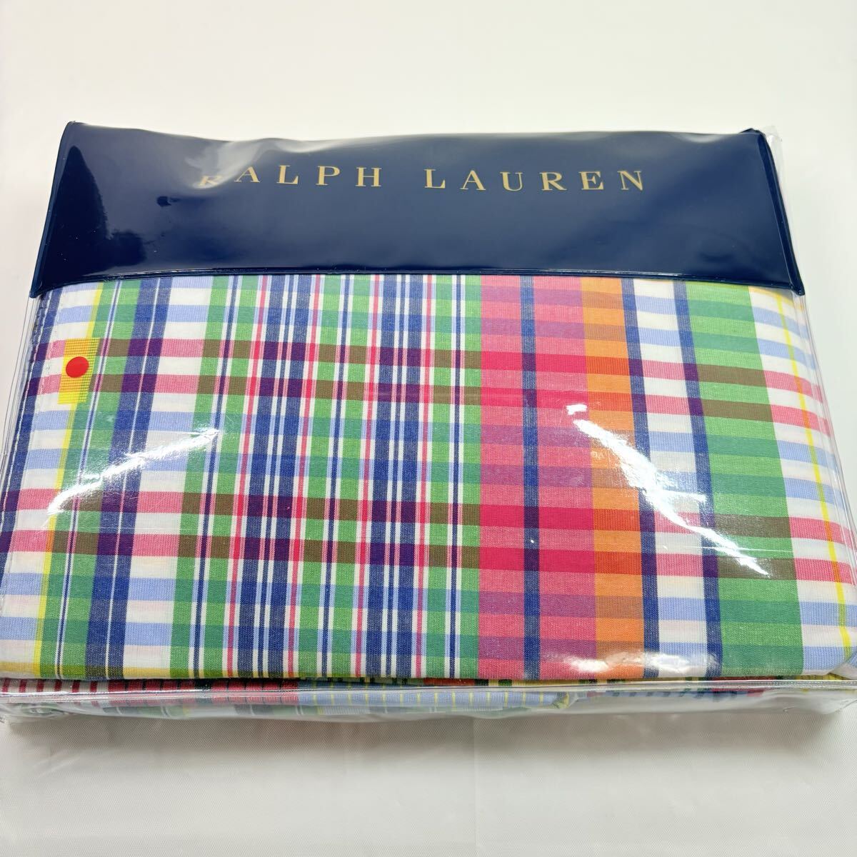 未使用品 RALPH LAUREN ラルフローレン　コンフォーターカバー　シングル　アマガンセットマドラス　150×210cm シングル　保管品