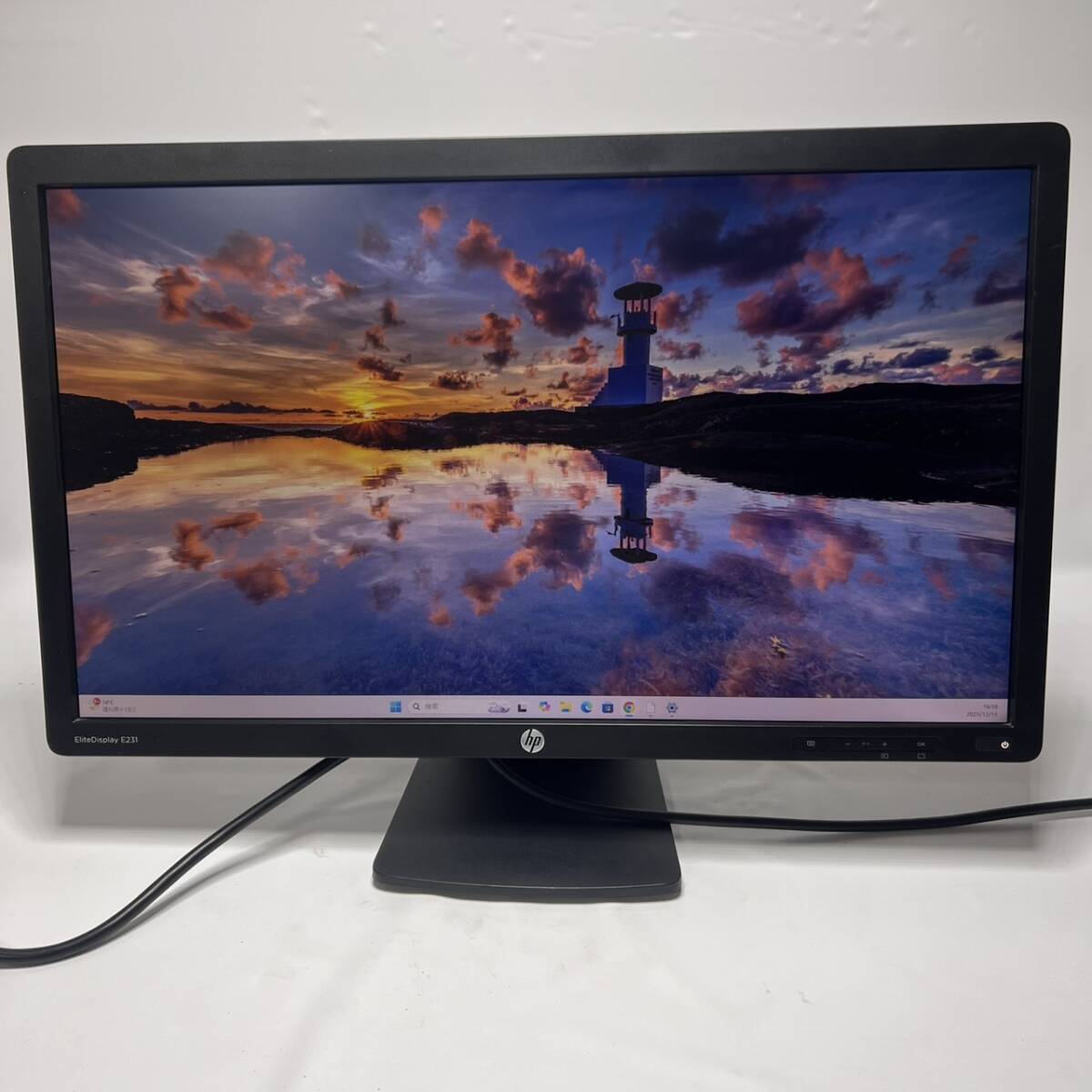 HP E231 EliteDisplay 23インチ ワイドフルHD 液晶モニター DVI/D-Sub/DP ★698