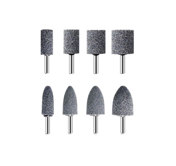 研磨用ドリルビット 6mm ドリルチャック対応 アダプタ 付け替え 電動ドライバー 汎用 8種セット