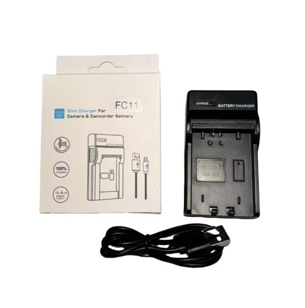 Sony ソニー NP-FC10 NP-FC11 DSCP10 DSC-P85 DCR-PC9E DSC-F77 DSC-F77A DSC-FX77 DSC-P10 DSC-P10L 互換 USB 充電器