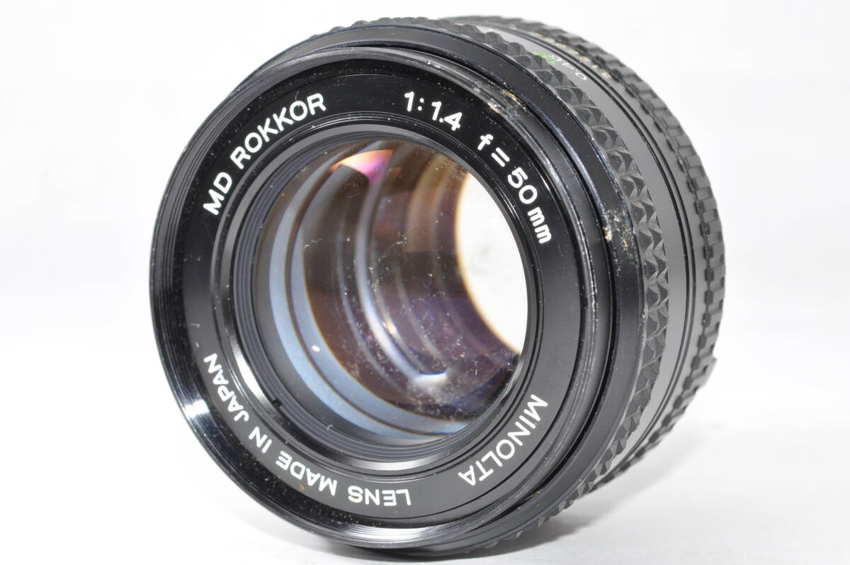 動作好調 ミノルタ MINOLTA MD ROKKOR 50mm F1.4 ♯A7511