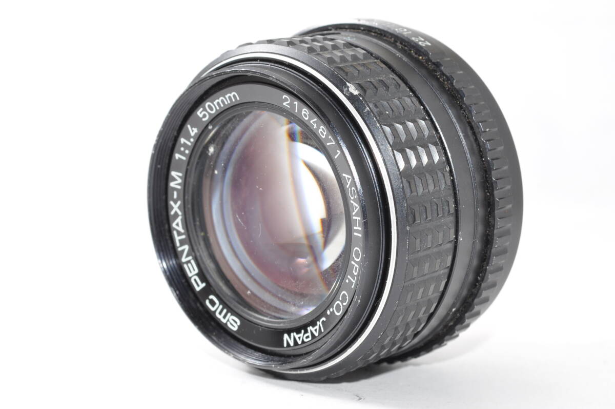 ジャンク扱い ペンタックス SMC PENTAX-M 50mm F1.4 ♯A7601