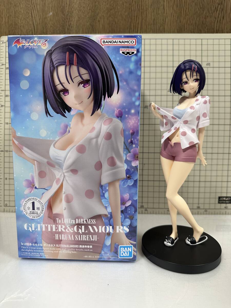 ToLOVEるダークネス GLITTER GLAMOURS 西連寺春菜 フィギュア とらぶる　パジャマ姿　トラブル　西連寺