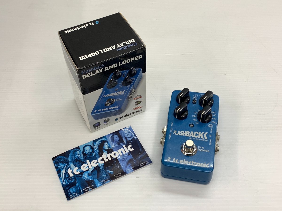 tc electronic Flashback DELAY ディレイ ギターエフェクター 動作確認済 箱あり ▽080083