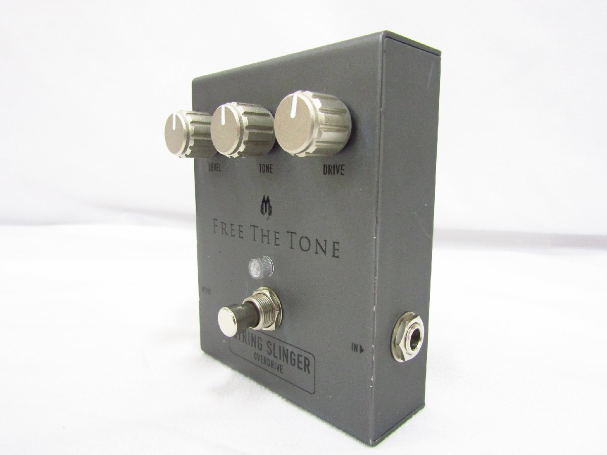 FREE THE TONE フリーザトーン STRING SLINGER SS-1V オーバードライブ 本体のみ ギターエフェクター 動作確認済 中古品★090282