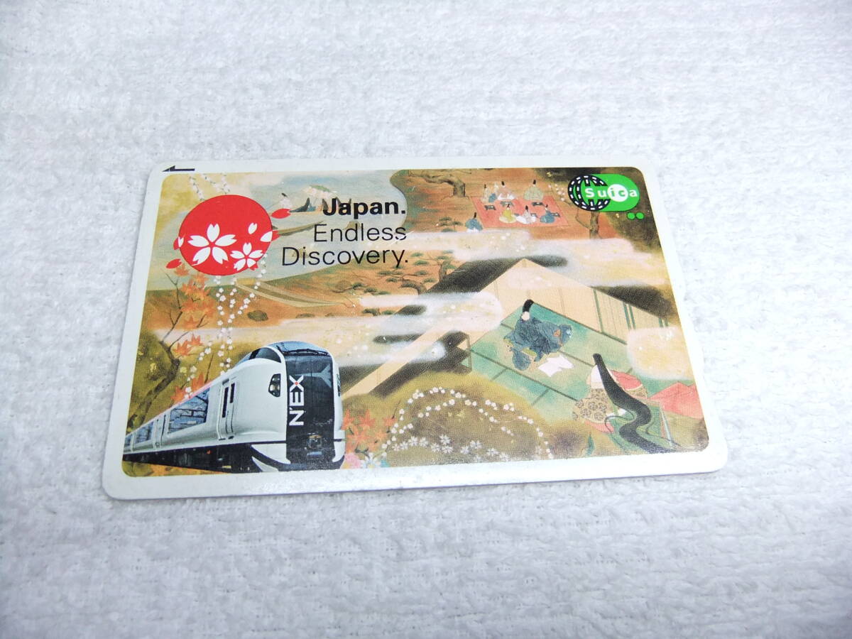 P8P3 無記名 Suica カード Japan Endless Discovery デポジットのみ キズあり 送料85円