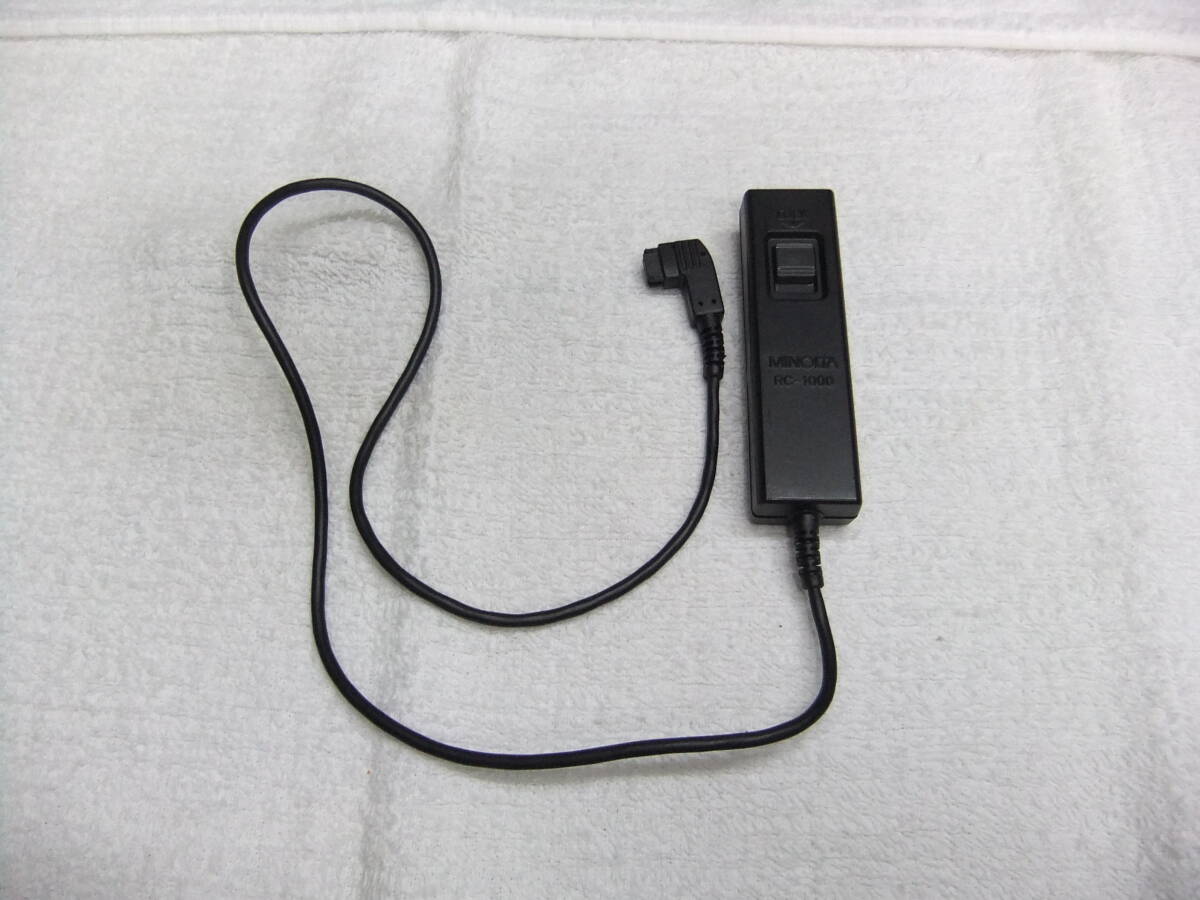  純正 MINOLTA リモートコード REMOTE CORD RC-1000 (リモートコマンダー SONY RM-S1AM 同等品) 送料260円