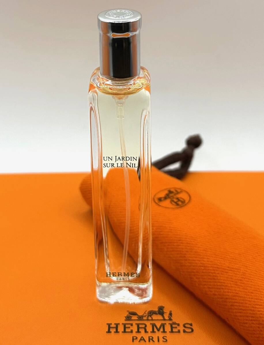 ★HERMES・UN JARDIN SUR LE NIL 《ナイルの庭》EDT.15mlノマードSPRAY・★未使用/開封展示品/no.1