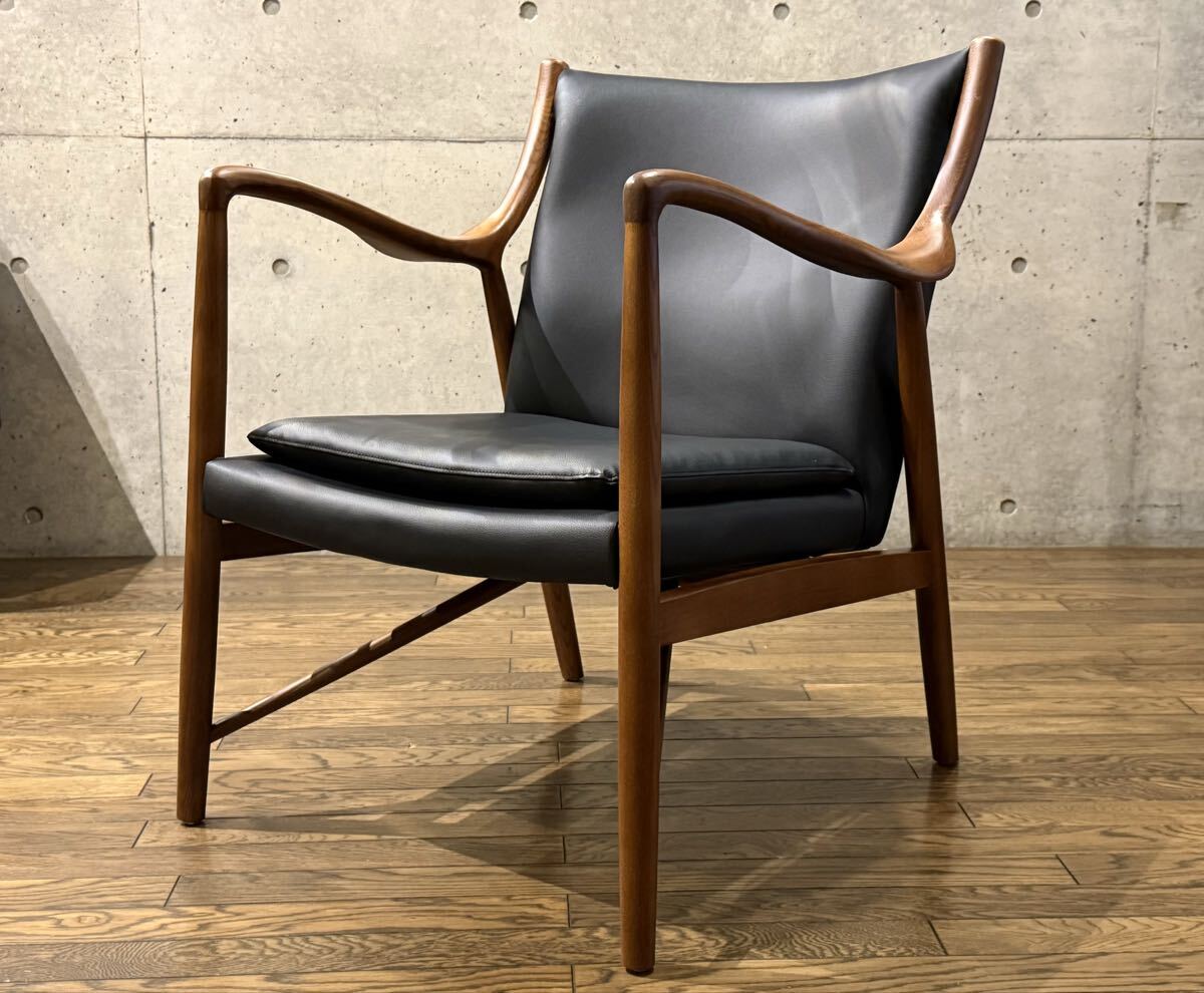 NV45タイプ ラウンジチェア(検 ミッドセンチュリー,北欧ビンテージ,カールハンセン,チーフティンチェア,Finn Juhl,フィンユール,