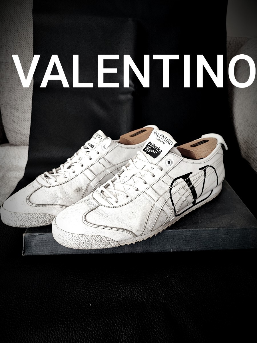 激レア Onitsuka Tiger× VALENTINO スニーカー シューズ 靴 オニツカタイガー ヴァレンティノガラヴァーニ　メキシコ66