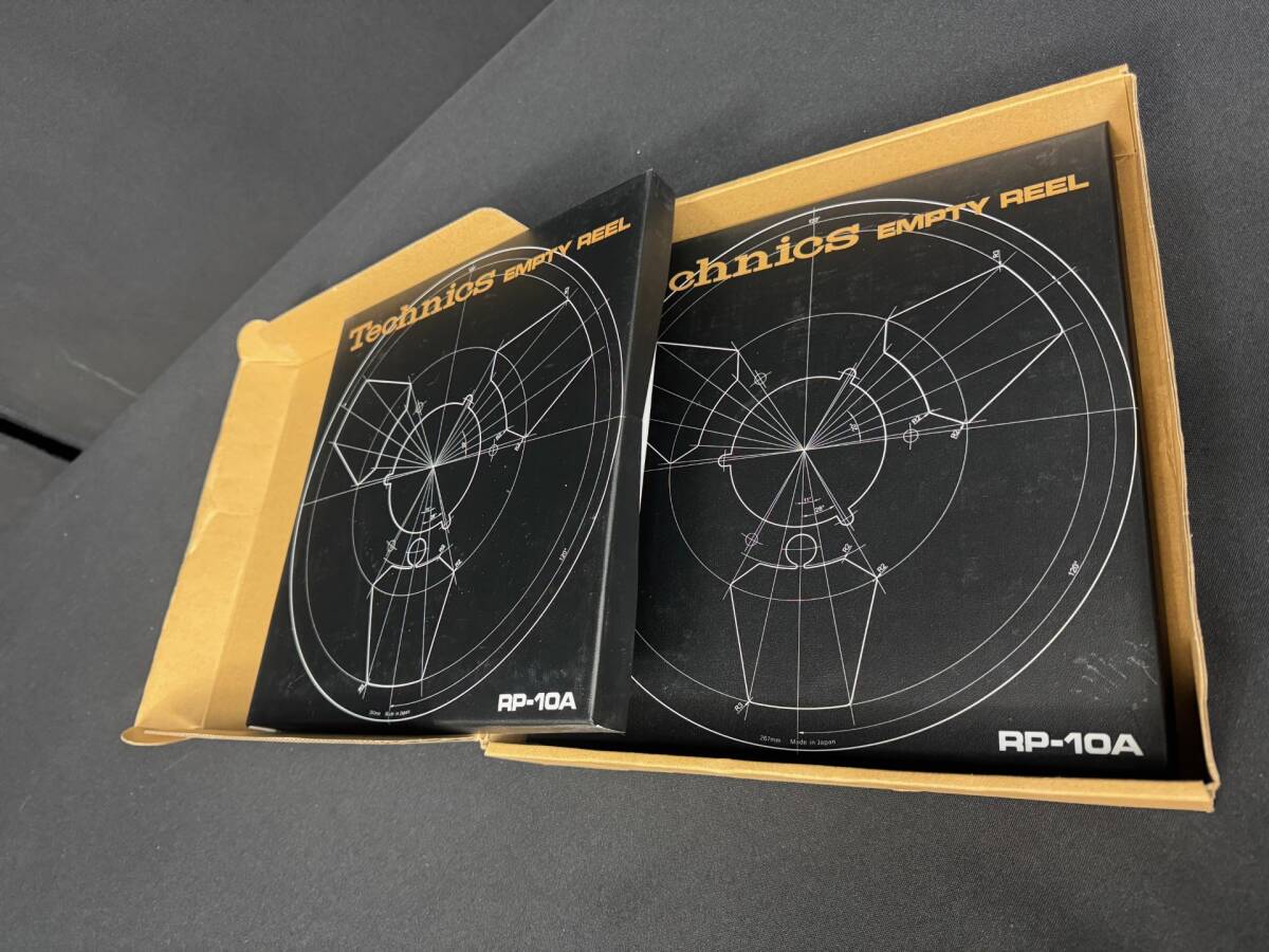 新品未使用箱付き２個　Technics RP-10A　10号メタルリール　テクニクス　