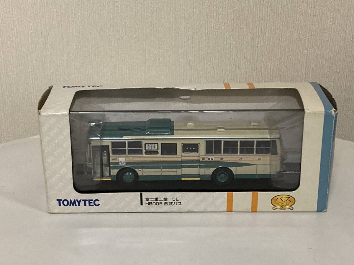 送料無料　トミーテック　ザ・バスコレクション 80 富士重工業　5E HB005 西武バス　バスコレ80 1/80 TOMYTEC ジオコレ