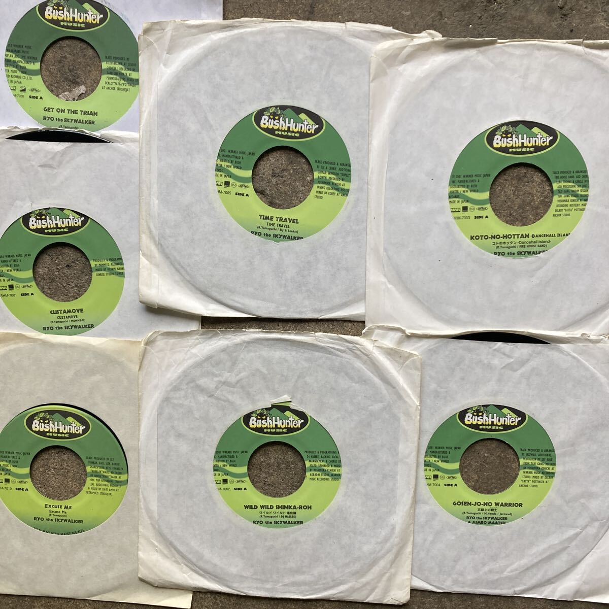 7インチ RYO the SKYWALKER まとめて 7枚 ジャパニーズレゲエ 2000年代 ジャパレゲ EP 7inch 45