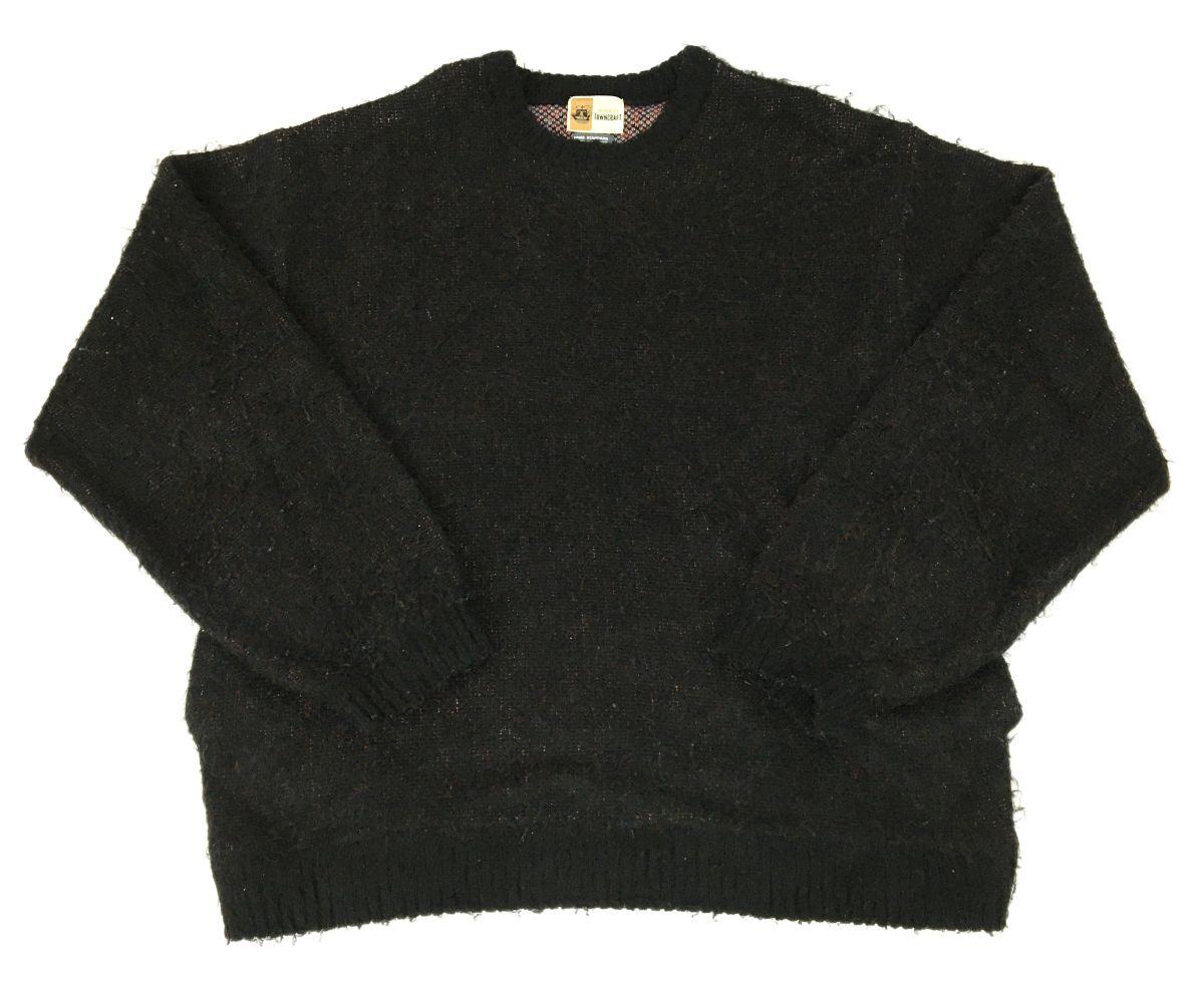 S11-292-129▲【中古/送料無料】PENNEY'S TOWN CRAFT ぺニーズ タウンクラフト アクリル ニット ブラック サイズ:M
