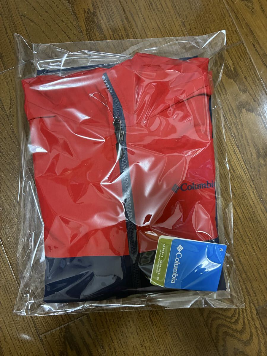 新品　未使用　コロンビア　ヴィザヴォナパスジャケット　マウンテンパーカ　紺　赤