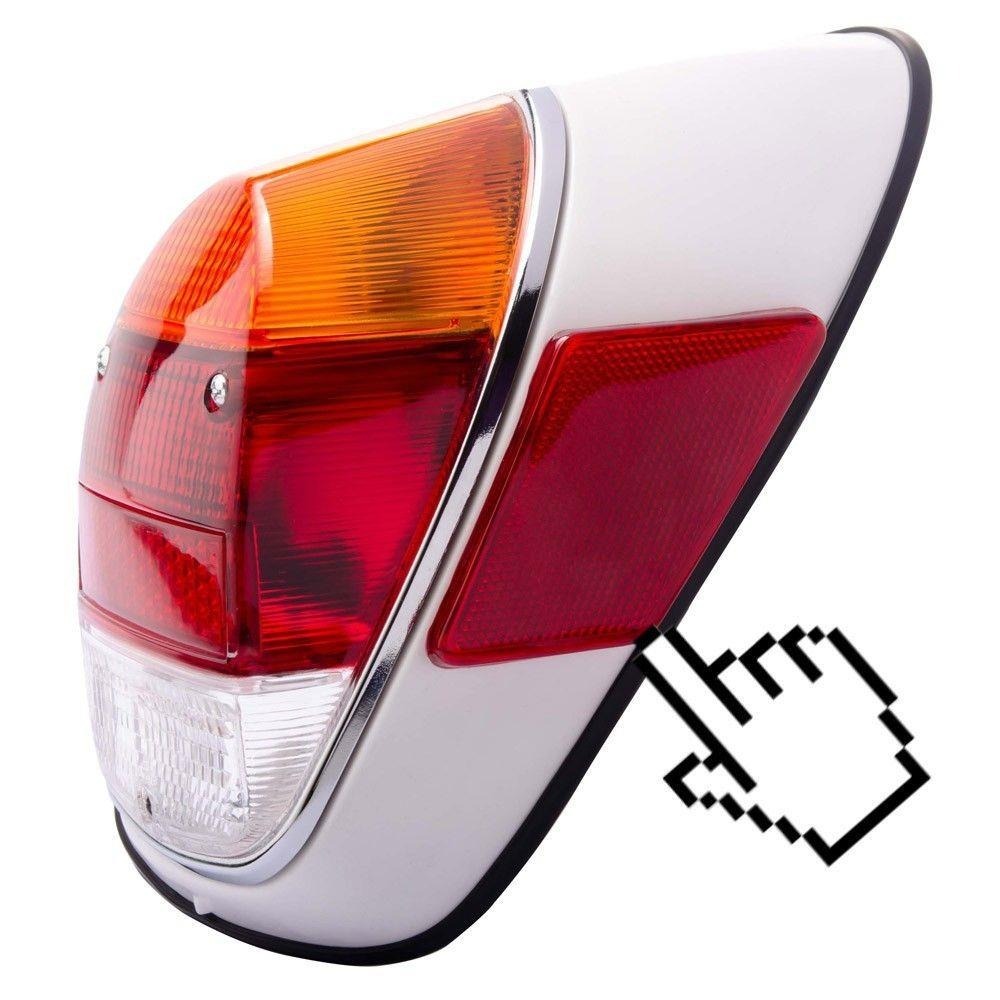 空冷ＶＷ リフレクター リア テールライト ボディ レンズ ペア ２個セット レッド 赤 サイド 左右側 T1 空冷ワーゲン ビートル VW