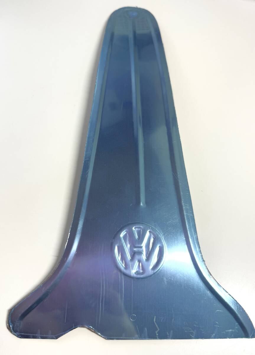 リアフードハンドル スクラッチガード グラベルガード バグ VW ロゴ S 空冷VW リアエンジンリッド用ステンレススチール製 クラシック VW