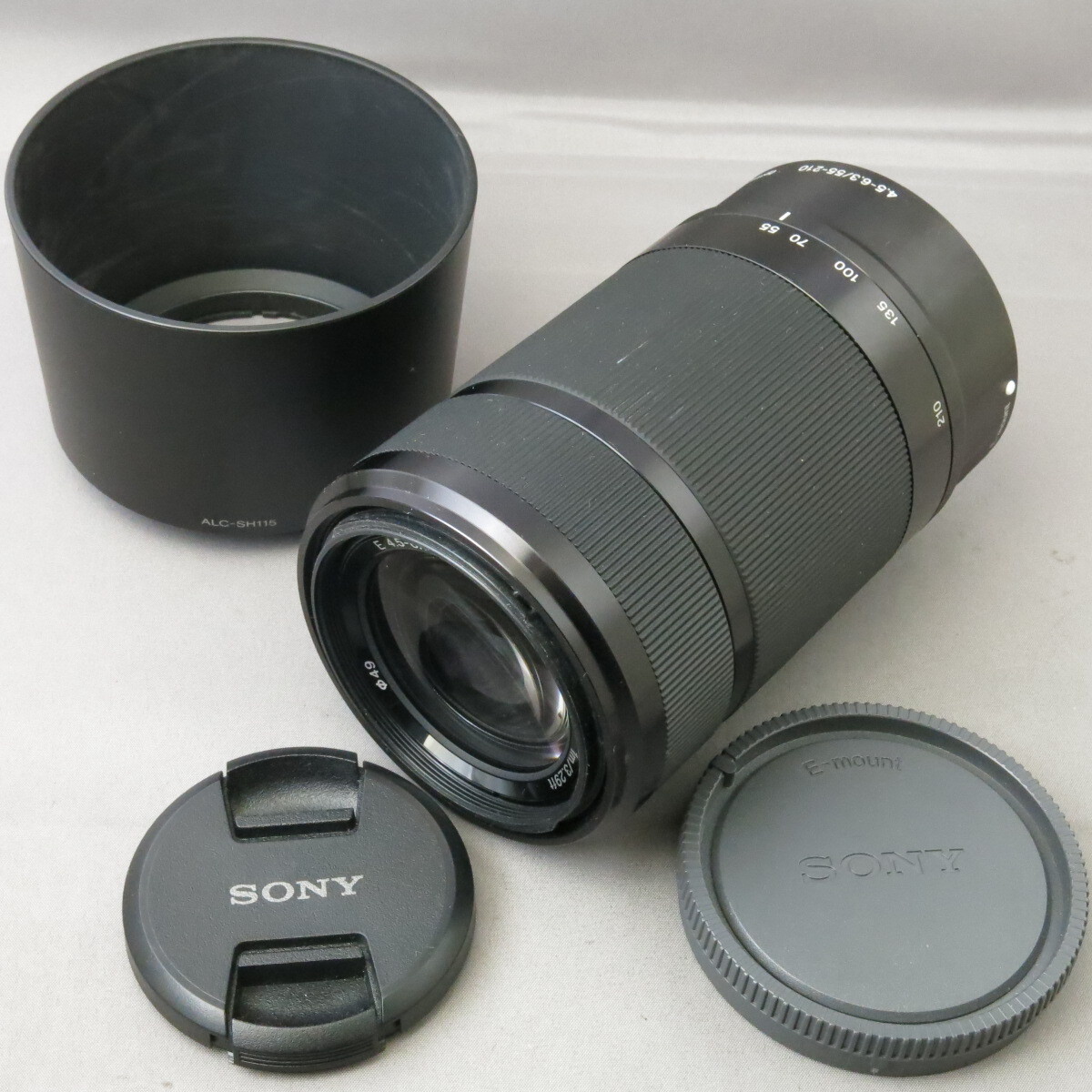 【美品】SONYソニー　E55-210mmF4.5-6.3OSSブラック　★NO.9738