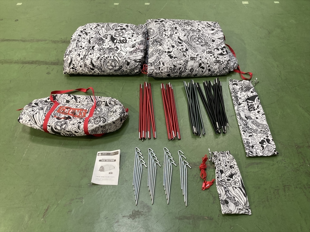 下松)CHUMS チャムス Beetle ビートル２ルームテント Love＆Peace ラブ&ピース アウトドア キャンプ ◆★J251218R09A NN18A