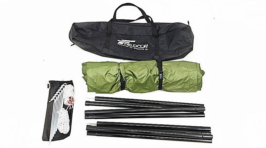 下松)FIELDOOR ヘキサタープ 中古 現状品 アウトドア　キャンプ ▲★C251203N03B NN03C