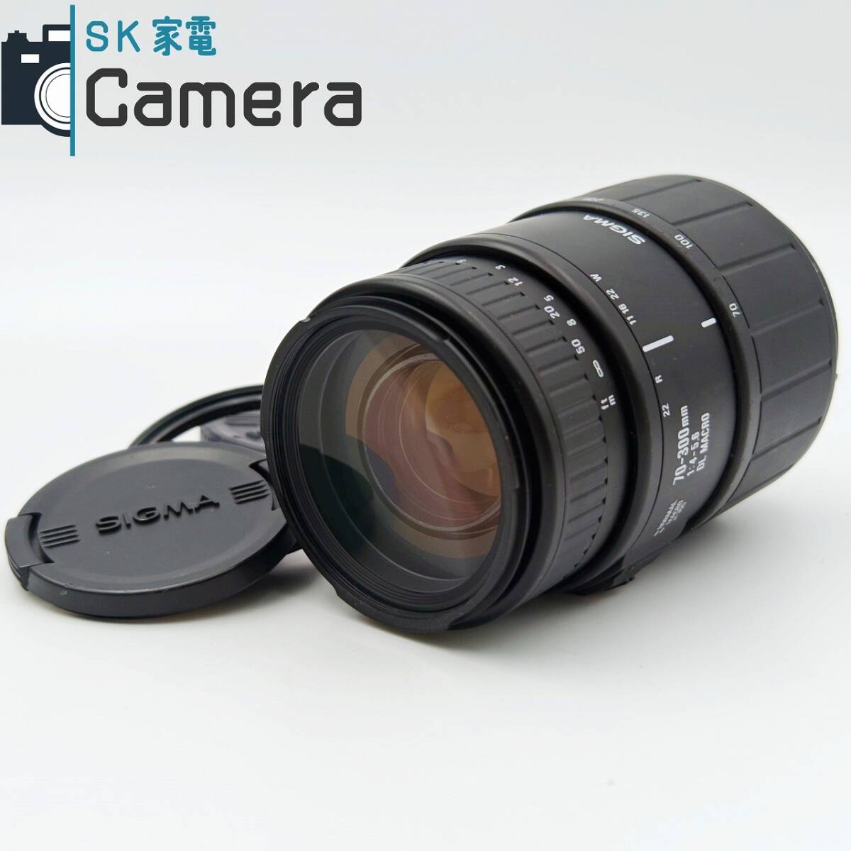 【中古】 SIGMA 70-300ｍｍ F4-5.6 DL MACRO ペンタックス Kマウント シグマ キャップ付