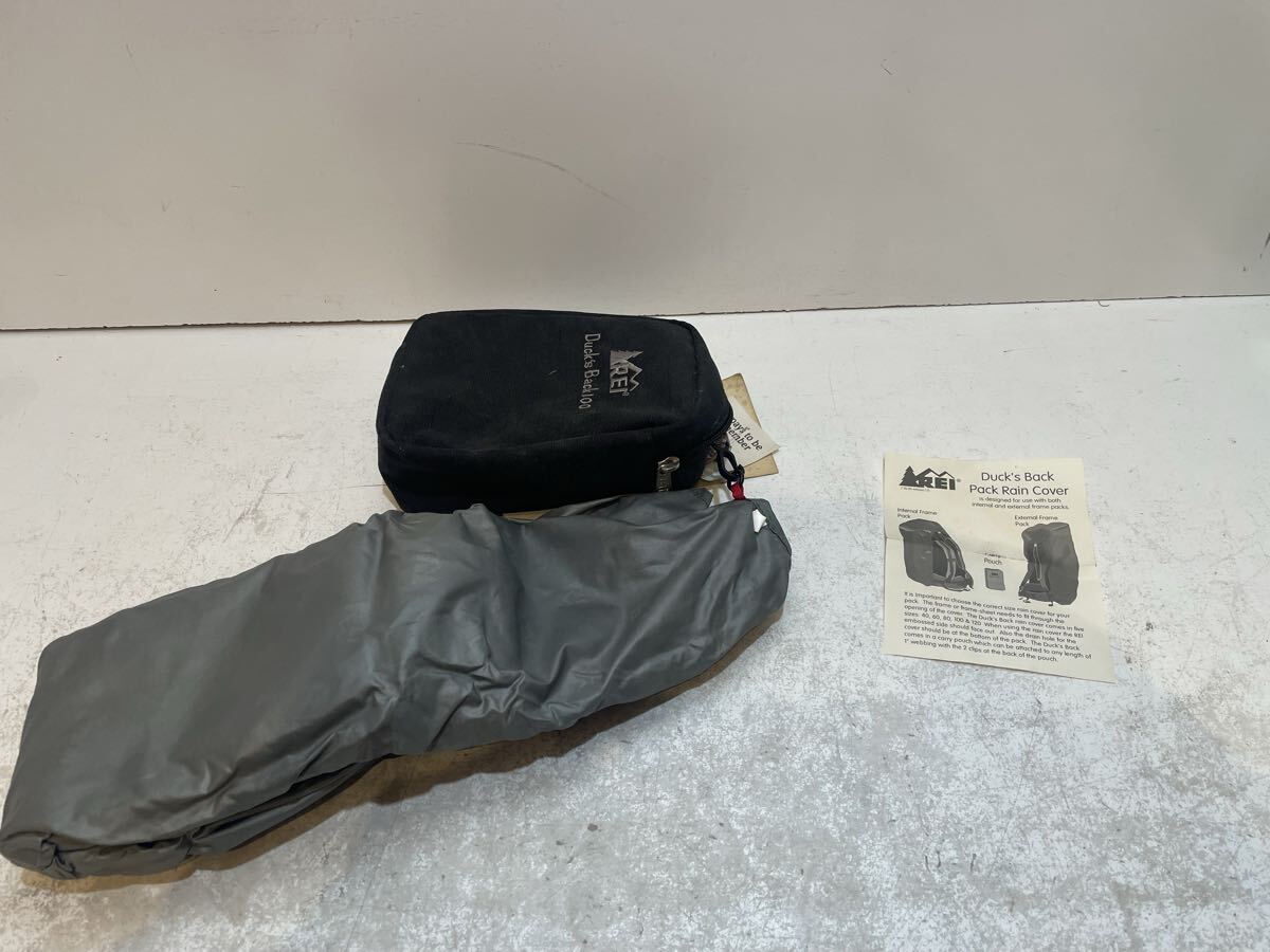 REI ダックバック 100L 防水バックパック レインカバー デッドストック アウトドア 当時物 657-235-0103