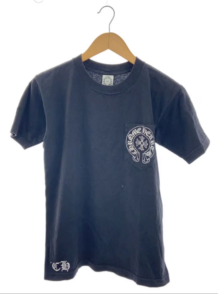 CHROME HEARTS クロムハーツ OLD オールドモデル 胸ポケット 半袖Tシャツ カットソー ブラック　サイズS