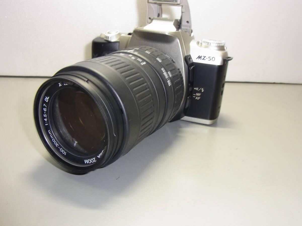 091　PENTAXフイルムカメラ　MZ-50　使用説明書付　送料無料