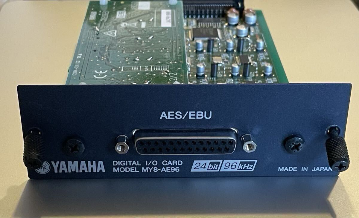 YAMAHA MY8-AE96 中古 動作確認済 AES/EBU対応 IOカード ヤマハ　QL5他