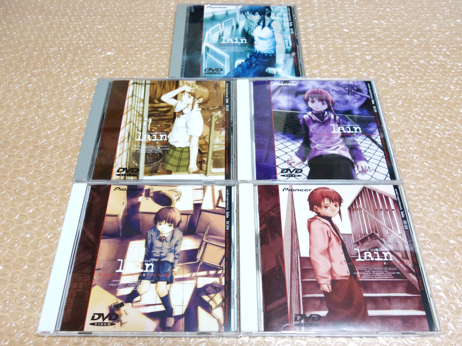 国内正規品 DVD serial experiments lain 全5巻 美品