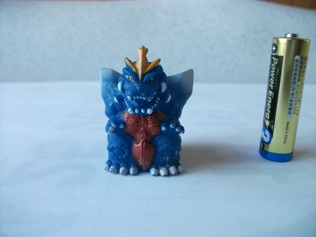 即決　ゴジラ超全集 スペースゴジラ ソフビ 指人形 ミニフィギュア ビンテージ