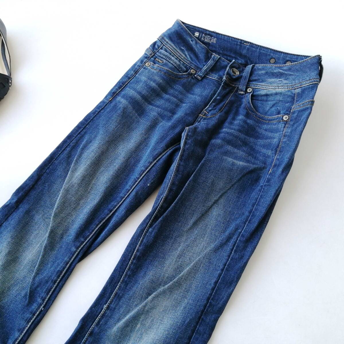 G-STAR RAW MIDGE ジースター レディース♪デニム ジーンズ サイズ24 ブーツカット スキニー 251230no【4点同梱で送料無料】