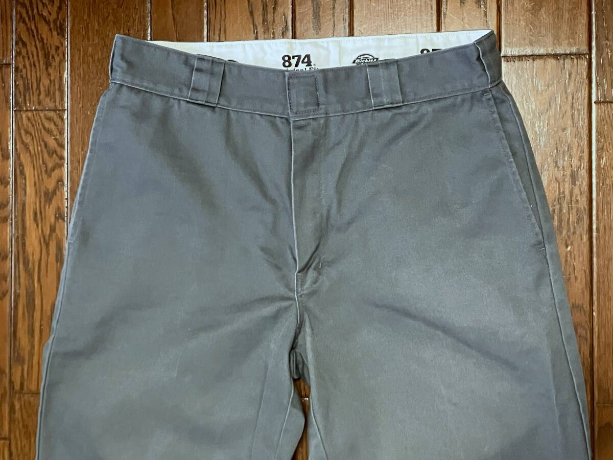 ディッキーズ DICKIES 874 オリジナルフィット ワーク チノパンツ ３２ チャコールグレー ワークチノ 検索 バイカー スケーター スケボー