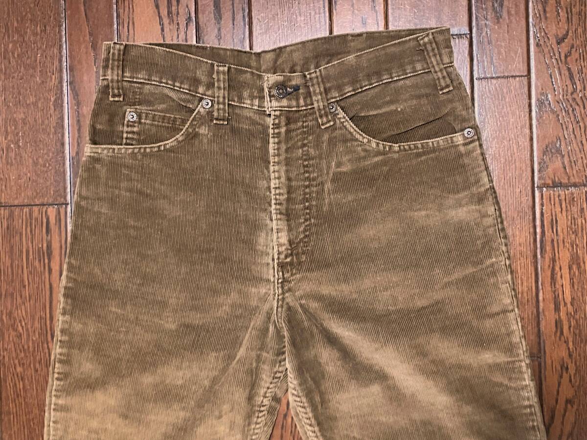 80s ビンテージ リーバイス Levi’ｓ 517 w32 ブーツカット コーデュロイパンツ 茶色 ブラウン タロン42 フレア 80年代