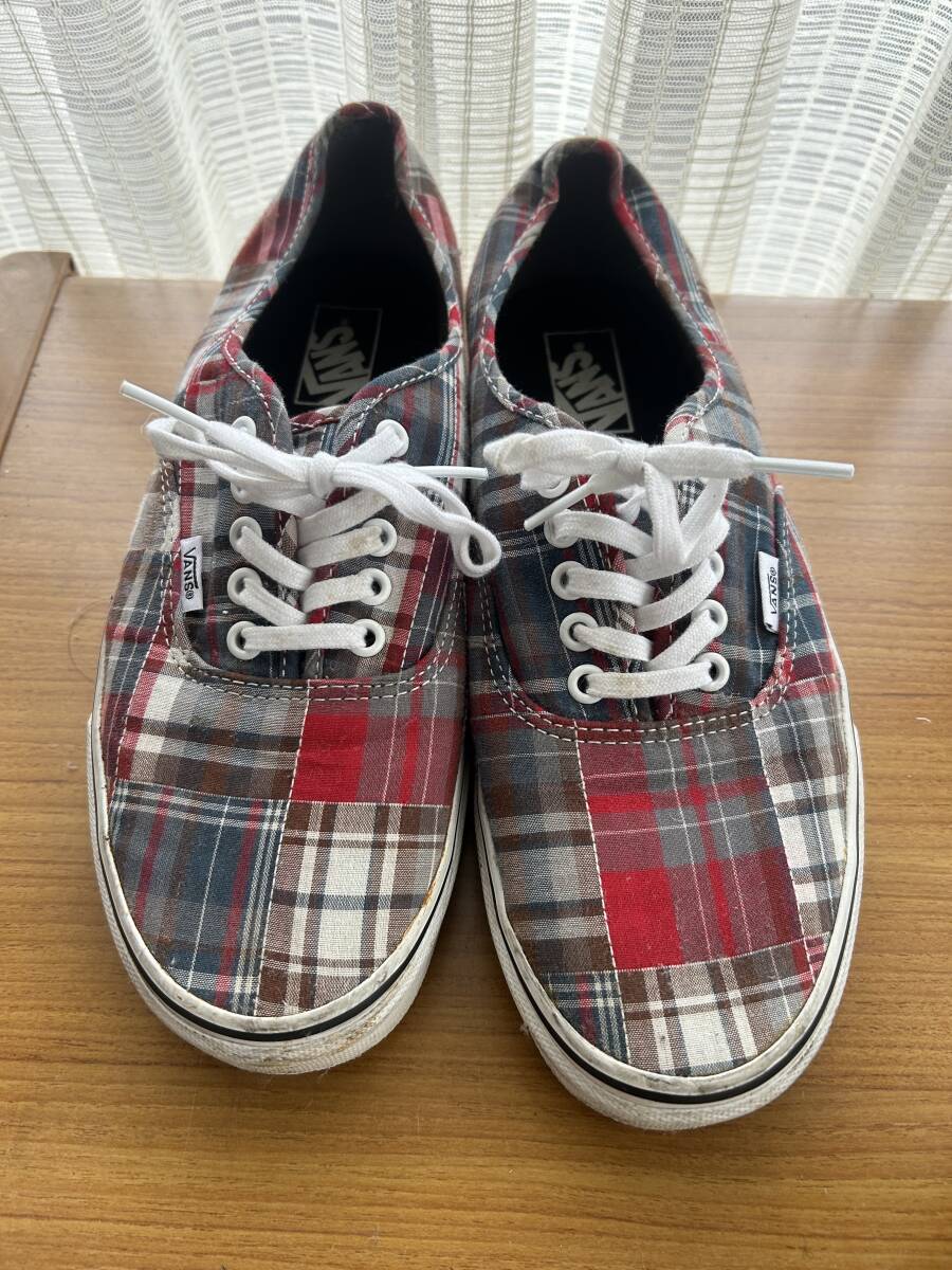 レア　希少　VANS オーセンティック 27.5cm ヴァンズ　　パッチワーク　　綺麗　