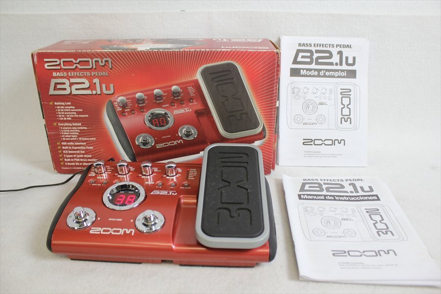 【08】ZOOM ズーム B2.1U ミキサー 中古 現状品 260108B6017