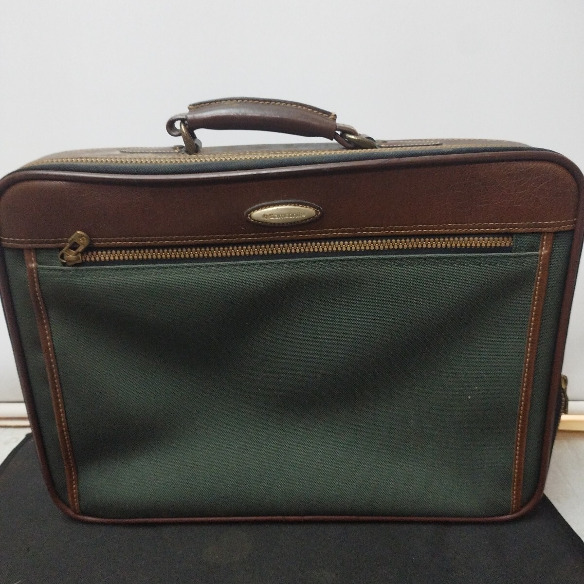 Samsonite ビジネスバッグ ブリーフケース グリーン サムソナイト【100サイズ】