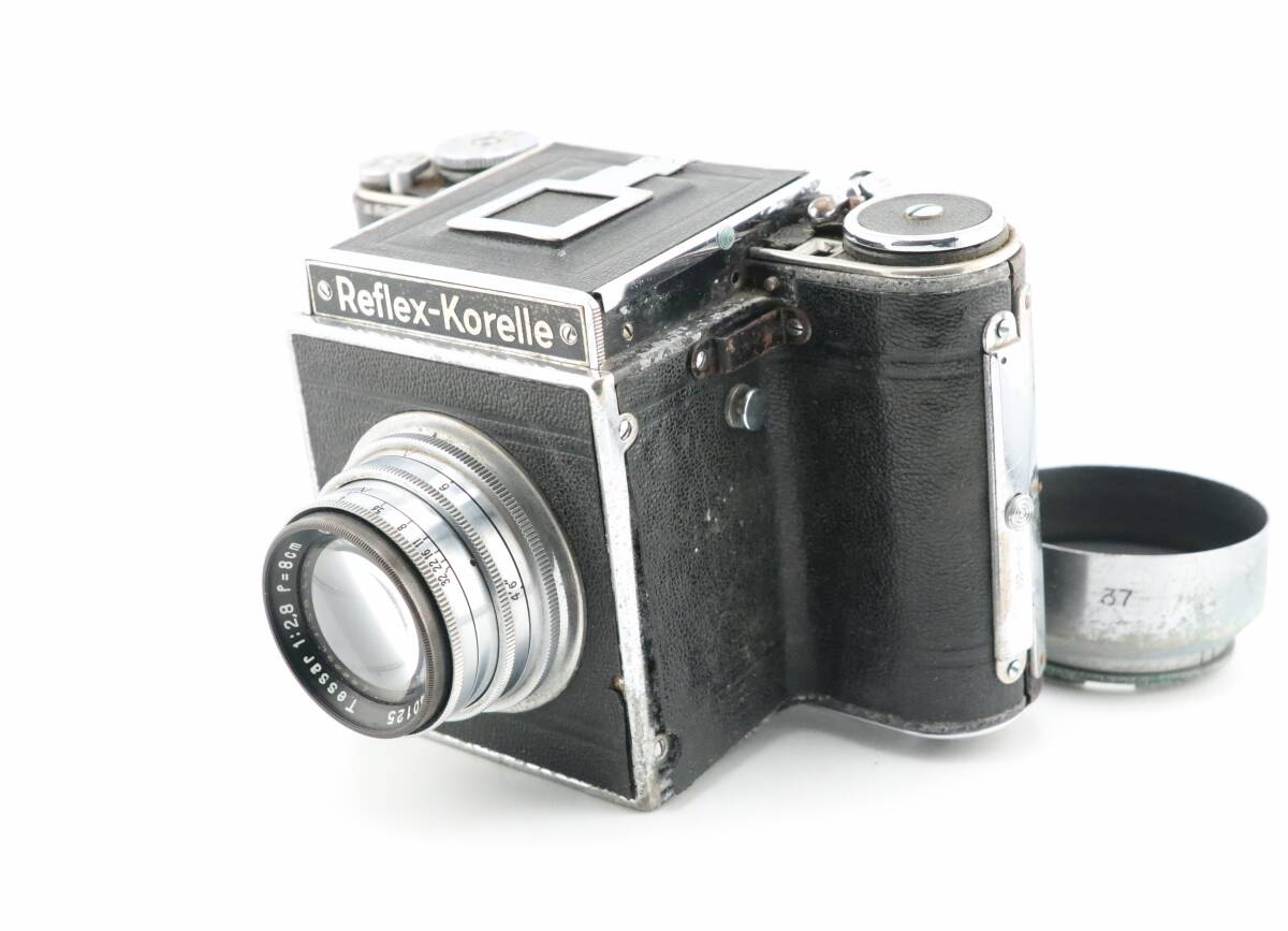 ★REFLEX KORELLE + Carl Zeiss Jena Tessar 8cm F2.8★　W1212＃3862